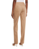 Barrow Straight-Leg Stretch-Wool Pants, Camel