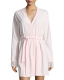 Sonia Jersey Lounge Robe, Pink Lilly