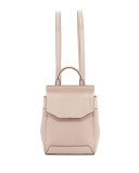 Pilot Small Leather Backpack, Rose