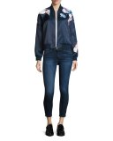 The Icon Mid-Rise Cropped Skinny Jeans, Kidd