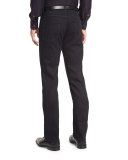 Five-Pocket Denim Jeans, Black