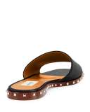 Soul Rockstud Leather Slide Sandal