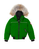 Grizzly Down Bomber Jacket, Jade Green, Size 2-7