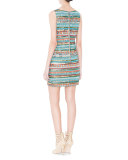 Venetia Sequin Mini Dress, Multicolor
