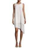 Double-Layer Silk Dress, Plus Size