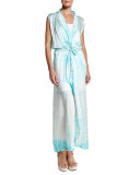 Royal Hawaiian Tie-Dye Maxi Dress