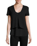 Zadeia Fixture Short-Sleeve Top