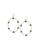 New World Open Oval Diamond Earrings