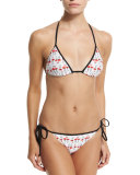 Biarritz Flamingo-Print String Bikini Top