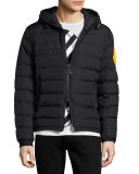 Dinard Hooded Puffer Jacket, Black