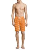 Fly Fishing Swim Trunks, Orange