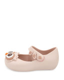 Ultragirl V Owl Mary Jane Jelly Flat, Sand, Toddler