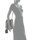 Vicki Small Suede Bucket Bag, Skylight