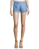 Merci Chambray Linen Shorts