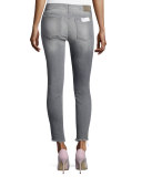 The Charlie Ankle Skinny Jeans with Raw Tulip Hem, Jasmyn