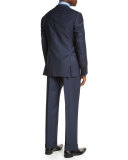 G-Line Melange Two-Piece Wool Suit, High Blue