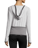 Ballet Wrap Performance Hoodie, Gray