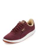Men's G. Vilas Nubuck Speckle Sneaker, Wine