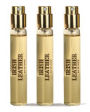 Spray Fiole Irish Leather, 3 x 10 mL