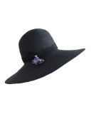 Luna Wide-Brim Straw Hat