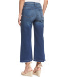 Le Capri Crop Wide-Leg Jeans, Plum Beach