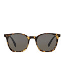 L.A. Coen 49 Acetate Sunglasses, Hickory/Denim