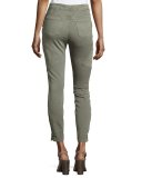 Brigitte Sky High Utility Cropped Cargo Pants, Gray