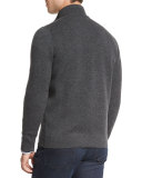 Reversible Full-Zip Jacket, Charcoal
