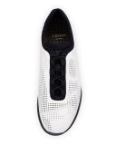 Techmerino Rubberized Sneaker, White