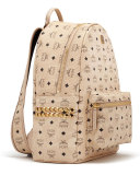 Stark Men's Side Stud Medium Backpack, Beige