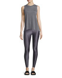 Liquid Cropped Sport Leggings