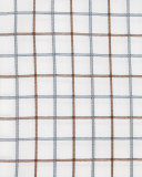 Multicolor Box-Check Dress Shirt, Brown/Blue