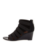 Jones Strappy Wedge Sandal, Black