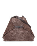Ai Medium Reversible Shoulder Bag, Mocha