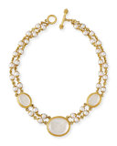 Moth and Butterfly Pearl Necklace