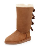 Bailey Tall Monogram Boot with Bow, Youth