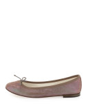Cendrillon Metallic Suede Ballet Flat, Polux