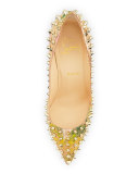 Follies Spiked Cork Red Sole Pump, Multicolor