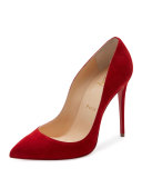 Pigalle Follies Suede Red Sole Pump