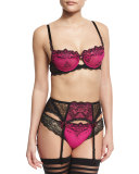 Sortilege Lace Demi Bra, Pink