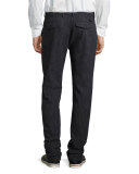 Donegal Soft Tailoring Pants, Charcoal Blue