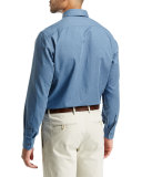 Medium-Wash Chambray Shirt, Blue
