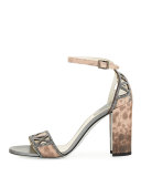Strass Karung Embellished Sandal