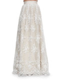 Carter Flared Embroidered Ball Skirt 