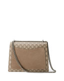 Dionysus GG Supreme Shoulder Bag, Ebony/Taupe