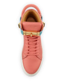 Women's 100mm Turn-Lock Tricolor High-Top Sneaker