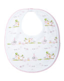 Noah's Ark Printed Pima Bib