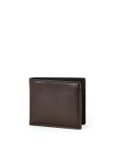 David Leather Bi-Fold Wallet, Brown