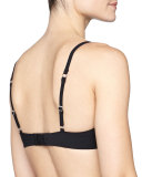 Allure Basic T-Shirt Bra, Black/Nude