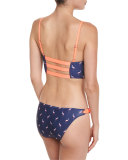 Palm Beach Prep Retro Swim Bottom, Navy